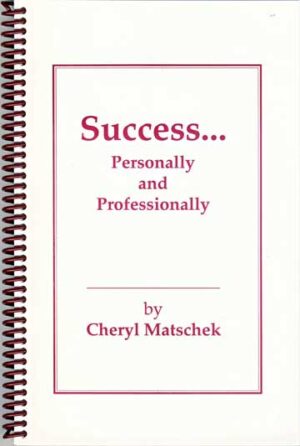 A book cover with the title of success.